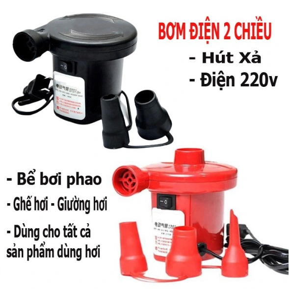 Bơm điện 2 chiều bơm và hút chân không tiện lợi