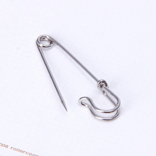 Ghim cài áo lớn, kim gim băng kim loại 2-10cm, bằng thép không gỉ màu bạc, đồng, phụ kiện trang trí váy vest nam nữ