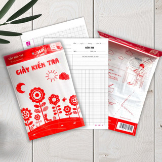 Giấy kiểm tra TUANVIET BOOKS 4 ô ly vuông