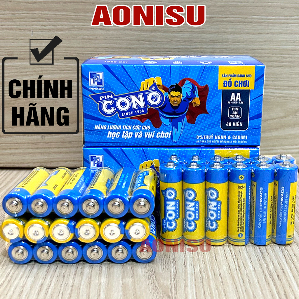 Pin AA Con Ó CHÍNH HÃNG HỘP 1.5V - Pin Tiểu 2A Cho Chuột Không Dây Điều ...