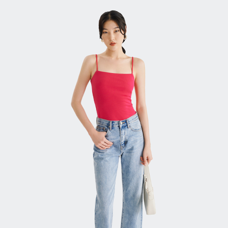 Ảnh Áo thun ôm nữ MARC FASHION 2 dây cơ bản CBVH051622 3