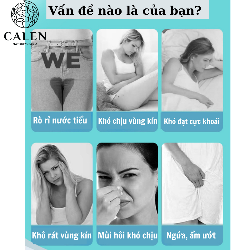 Trà hỗ trợ tử cung Calen giúp bài hàn tử cung, hỗ trợ tránh u xơ tử cung tăng cường nội tiết tố bảo vệ cơ thể tự nhiên