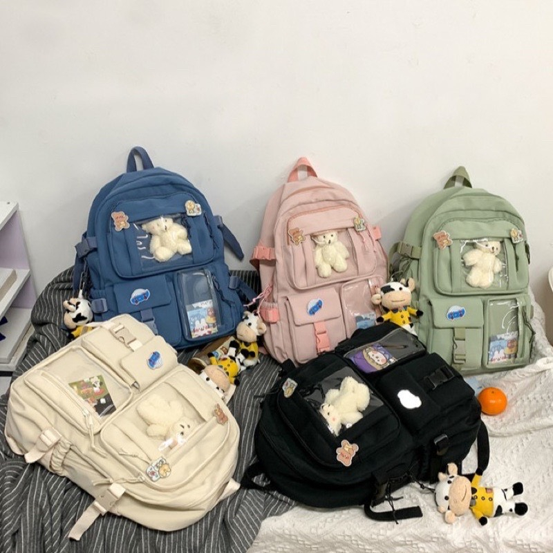 Balo Ulzzang chống thấm thời trang nam nữ, Balo Đi Học - Balo Yhao