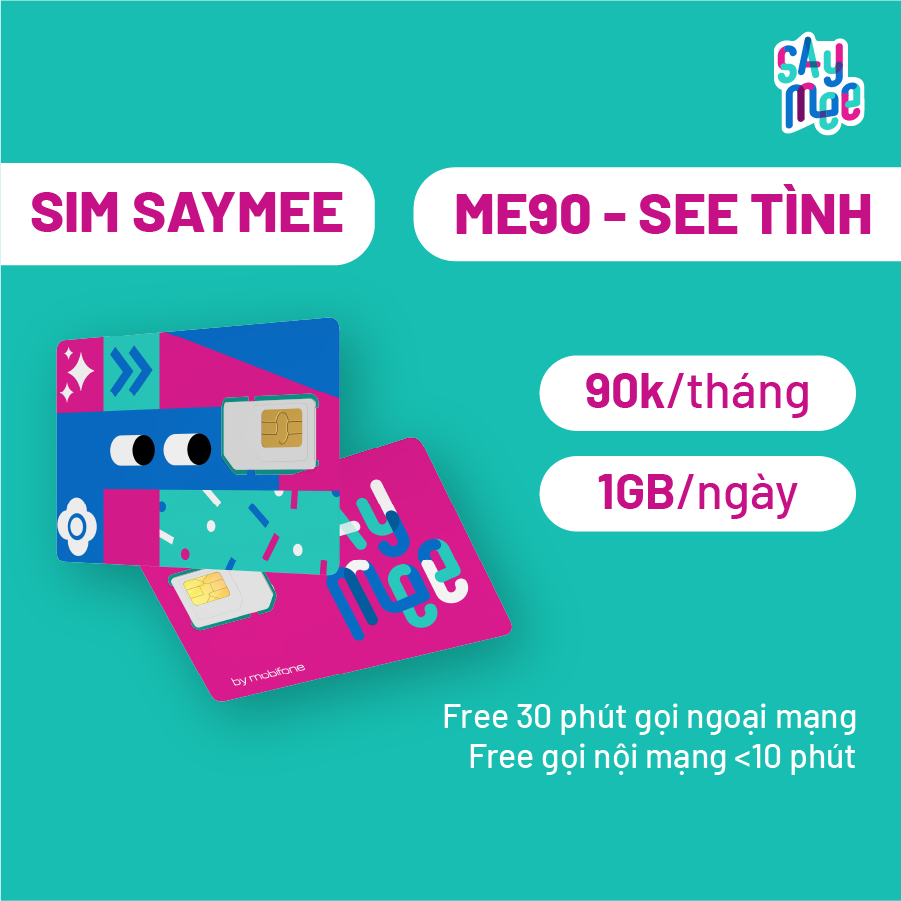 Sim mạng, sim data, sim 4G Saymee - ME90 - Data tốc độ cao, miễn phí ...