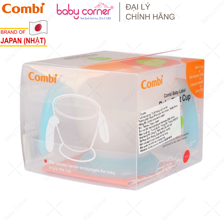 Cốc Uống Nước Màu Xanh Combi Baby Frist Cup Cho Bé Từ 12 Tháng Tuổi ...