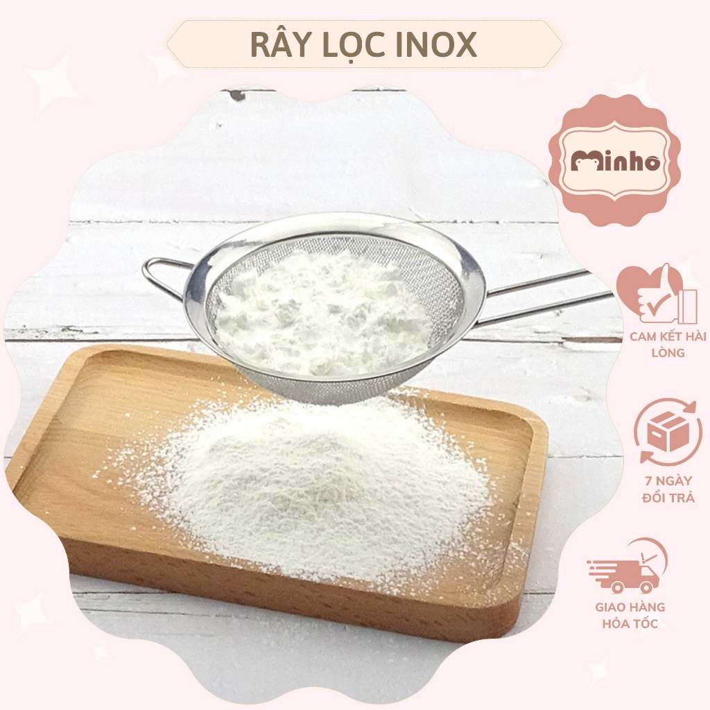 Rây lọc inox lọc cháo, bột, thức ăn các loại. | Shopee Việt Nam