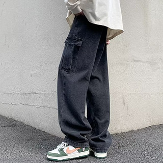 Quần Jeans nam nữ baggy ống xuông túi hộp rộng Unisex QCCC đẹp hottrend 2023- Avocado