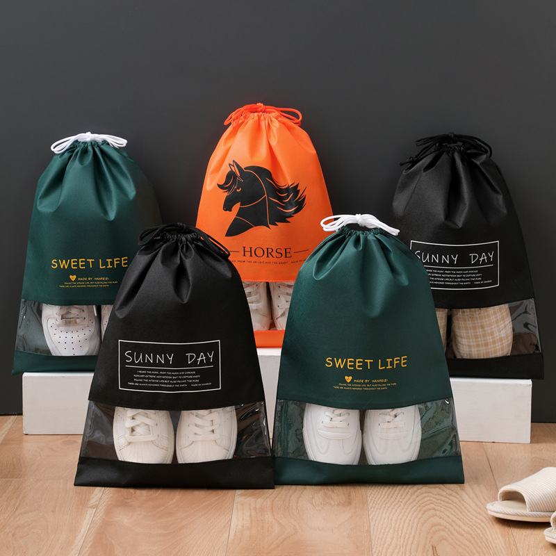 Set 2 túi Đựng Giày Dép Có Dây Rút Kích thước 44 x 32