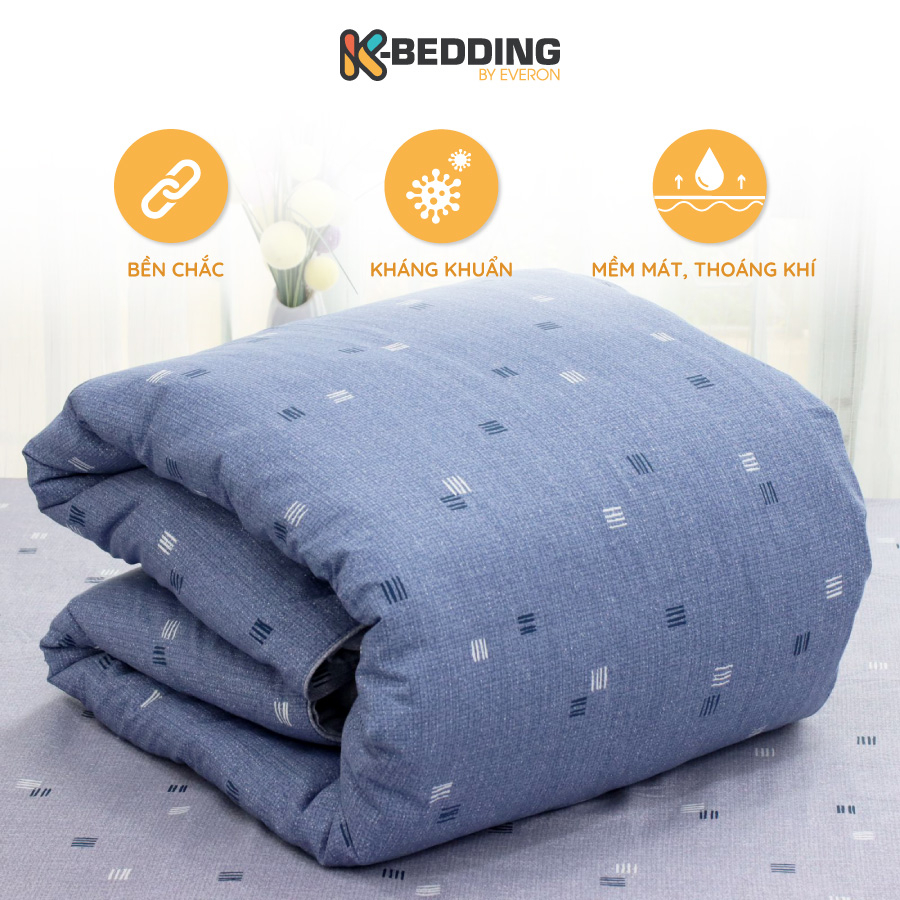 Ảnh Chăn bốn mùa K-Bedding by Everon chất vải Micro Tencel KMTP (180x200 cm) có khóa kéo để lồng ruột chăn 2