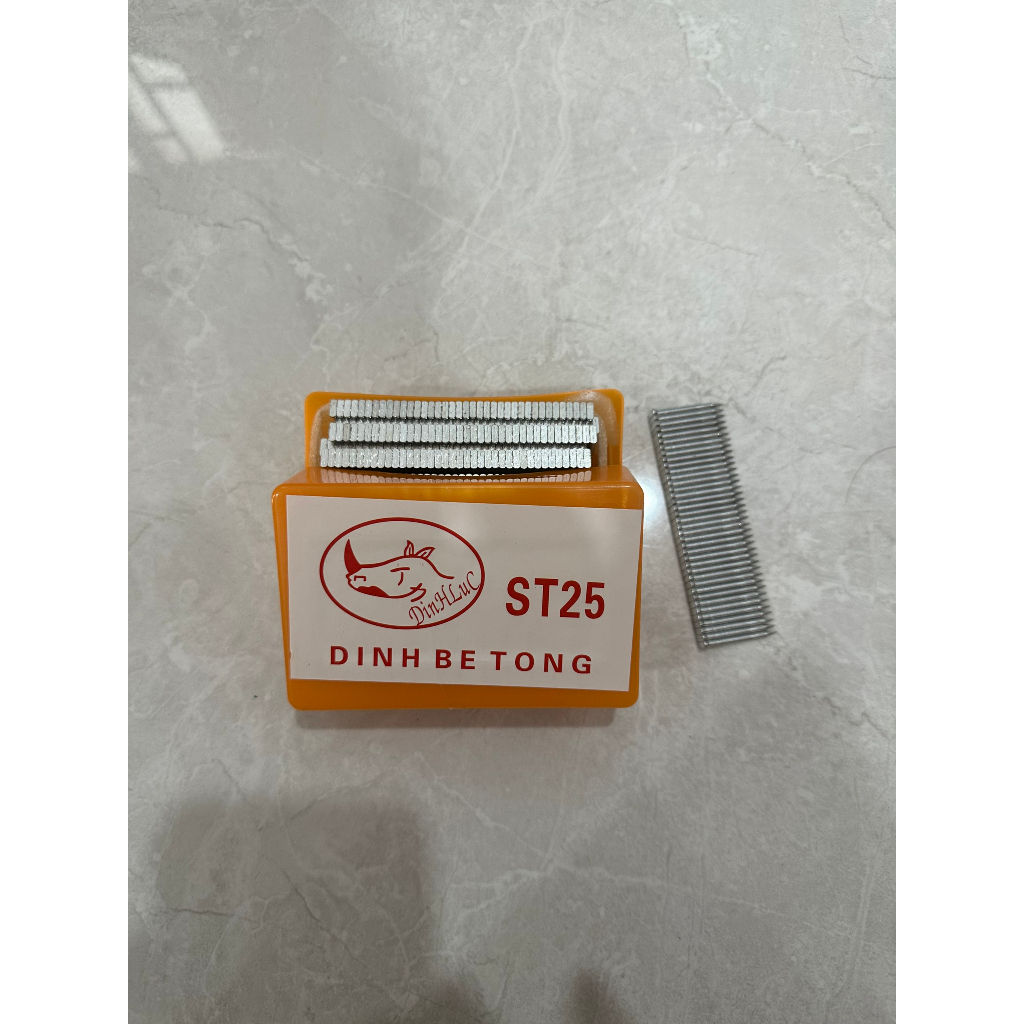 Đinh công nghiệp ST | đinh ghim bê tông nạp máy bấm đinh ST Hiệu Đinh Lực | st18, st25, st38,..