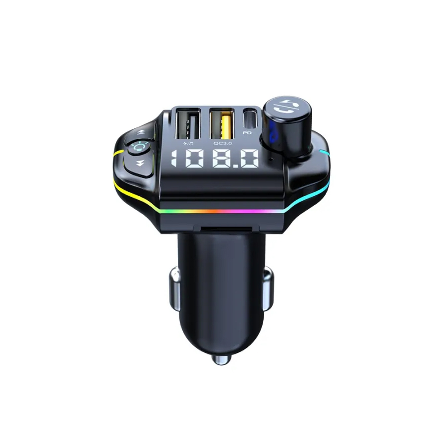 Tẩu Sạc Nhanh QC3.0 + PD 20W Kết Nối Bluetooth Nghe Nhạc MP3 2 Cổng USB Và 1 Cổng Type C CIND A10 20W