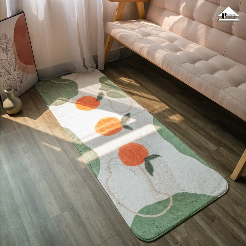 Thảm Lau Chân Lông Cừu Trang Trí Chân Giường Ngủ, Phòng Khách, Ghế Sofa Vintage