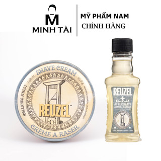 Combo kem cạo râu Reuzel Shave Cream , Reuzel After Shave - Hàng chính hãng