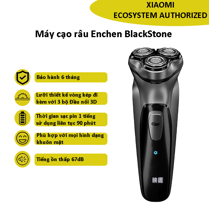 Máy cạo râu Xiaomi Enchen BlackStone - Bảo hành 6 tháng