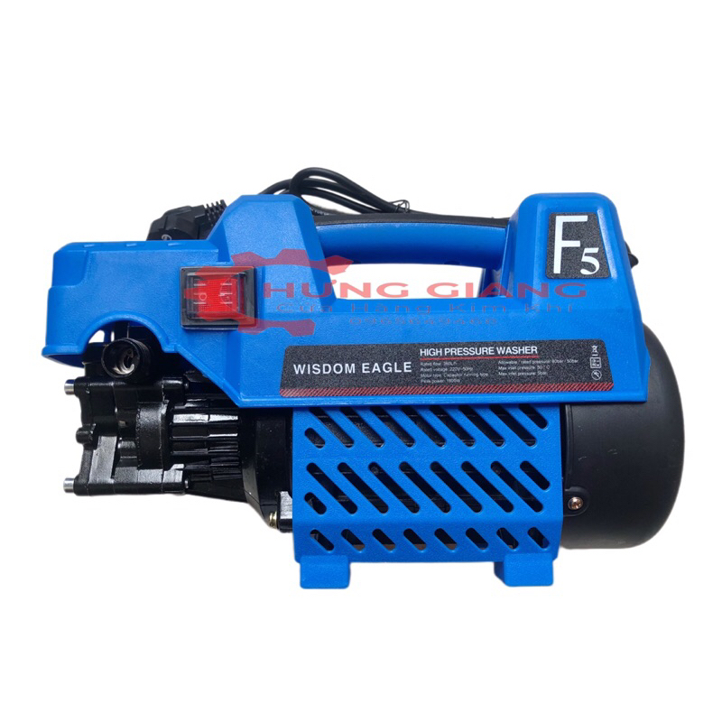[BH 24 Tháng] Máy Rửa Xe Cao Áp F5 1800W - LÕI ĐỒNG 100%