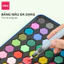 Bộ Màu Nước Dạng Nén Tặng 8 Dụng Cụ Deli - 24/36/48 Màu Sắc Tươi Sáng Solid Water Color Tô Màu, Vẽ Tranh