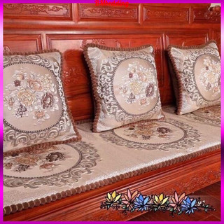Thảm trải ghế tây âu, đệm ghế, Bộ 3 thảm trải trên ghế gỗ trang trí phòng khách sang trọng ấm áp