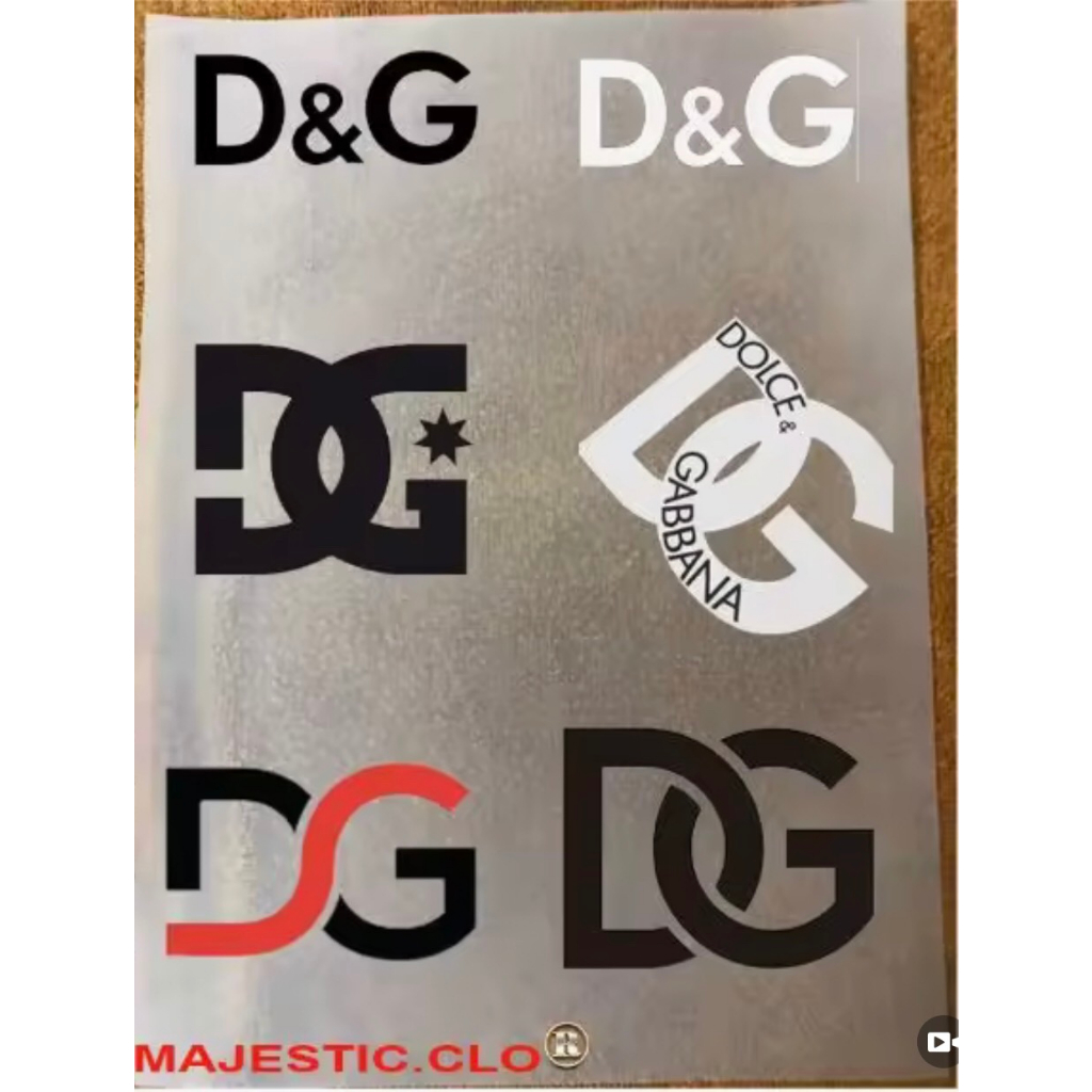 Sticker logo DG[Chỉ khuyến mãi trong hôm nay] công nghệ in pet chuyển ...