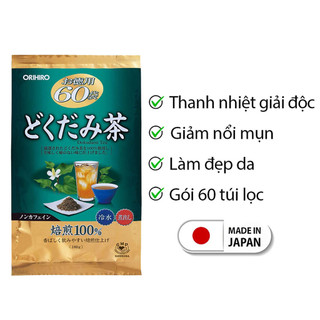 Trà Giảm Mỡ Bụng Nhật Bản Genpi Tea Orihiro 48 gói
