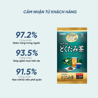 Trà Giảm Mỡ Bụng Nhật Bản Genpi Tea Orihiro 48 gói