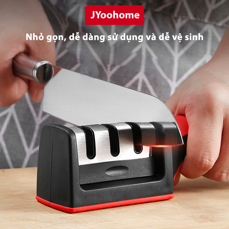 Dụng Cụ Mài Dao Kéo Rãnh JYoohome Mài Dao Kết Cấu Thép Không Gỉ Siêu Bền An Toàn Khi Sử Dụng