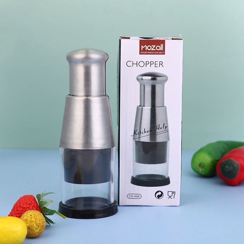 Dụng cụ dập tỏi ớt, máy dầm tỏi ớt, chất liệu chống gì 304 (   hot)