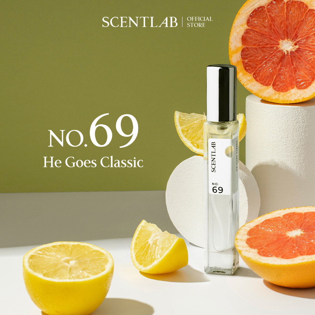 Ảnh Nước hoa nam SCENTLAB No.69 hương citrus He Goes Classic tinh dầu thơm lâu lưu hương 8h nam tính, tươi mát mini 10ml 2