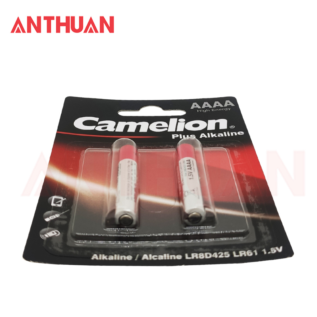 Vỉ 2 viên pin AAAA Camelion (4A) 1.5V Alkaline LR8D425-LR61-E96-25A dùng cho đồng hồ, bút cảm ứng