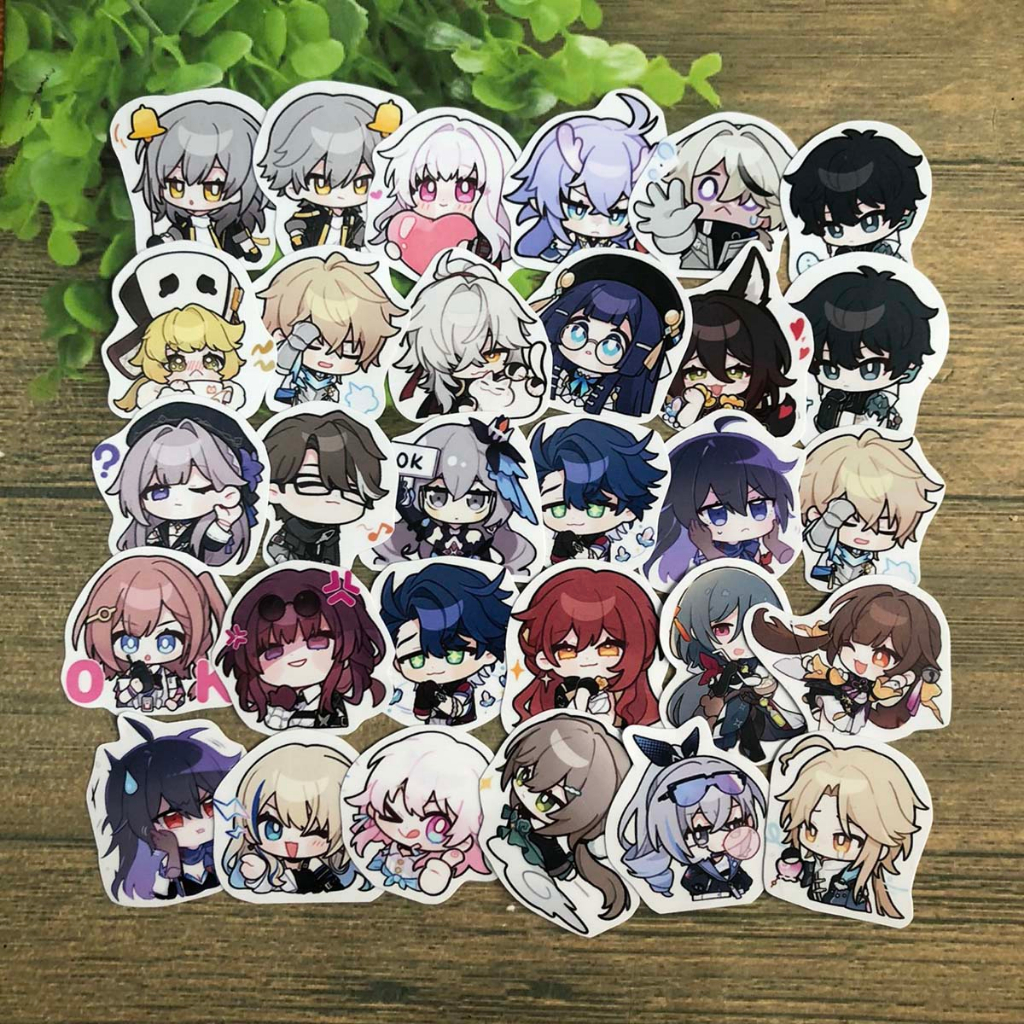 Sticker Honkai Star-rail ảnh dán Clara Sampo Dan Heng Serval Arlan Jing ...