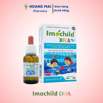 Siro Imochild DHA bổ sung DHA cho bé, siro giúp phát triển não bộ và trí nhớ cho trẻ, giúp bé sáng mắt,nhận thức tốt
