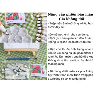 Tranh tô màu theo số Hanako Cậu ma nhà xí 20x20xm