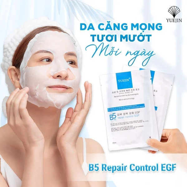 Ảnh Mặt Nạ Cấp ẩm Phục Hồi Da Yuejin B5 Repair Control EGF 25ml 2