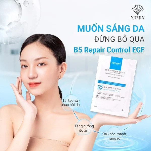 Ảnh Mặt Nạ Cấp ẩm Phục Hồi Da Yuejin B5 Repair Control EGF 25ml 1