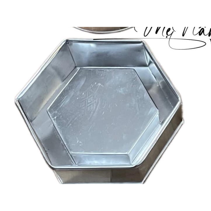 Khuôn hồ cá lục giác size 20cm