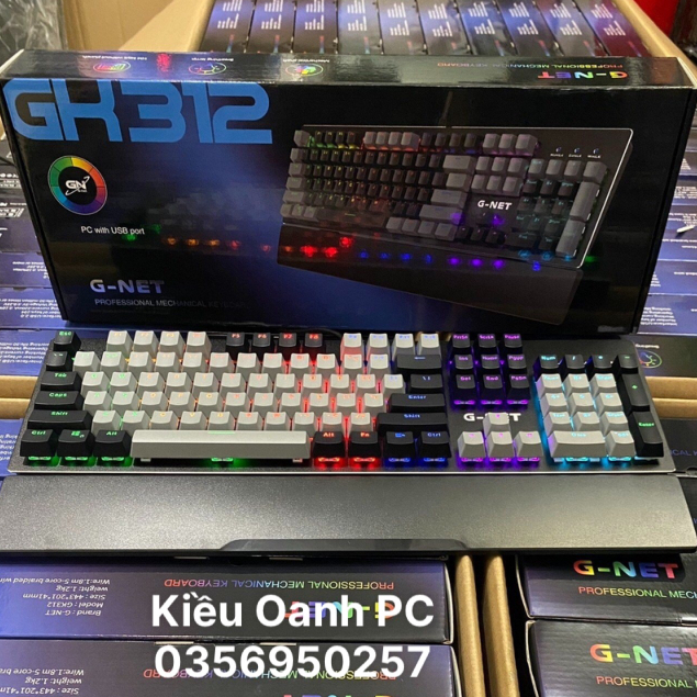 Bàn phím cơ Gnet G-Net GK312 Optical Switch - Chống Nước | Shopee Việt Nam