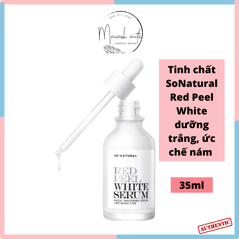 Tinh chất Redpeel White Serum Red peel So natural dưỡng trắng và mờ ...