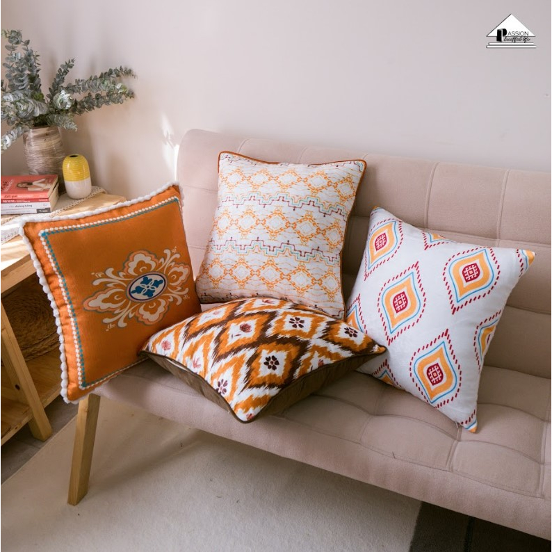 Vỏ Gối Tựa Lưng Sofa Ma Rốc Âu Mỹ Sang Trọng