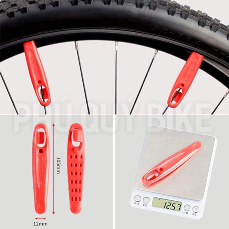 3 Cây Nạy Vỏ Lốp Xe Đạp Chất Liệu NHỰA TOOPRE (1 Vỉ 3 Cây)