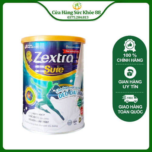 Sữa Non Zextra Sure Hộp 400Gram Tăng Cường Sức Khỏe Xương Khớp Cho 