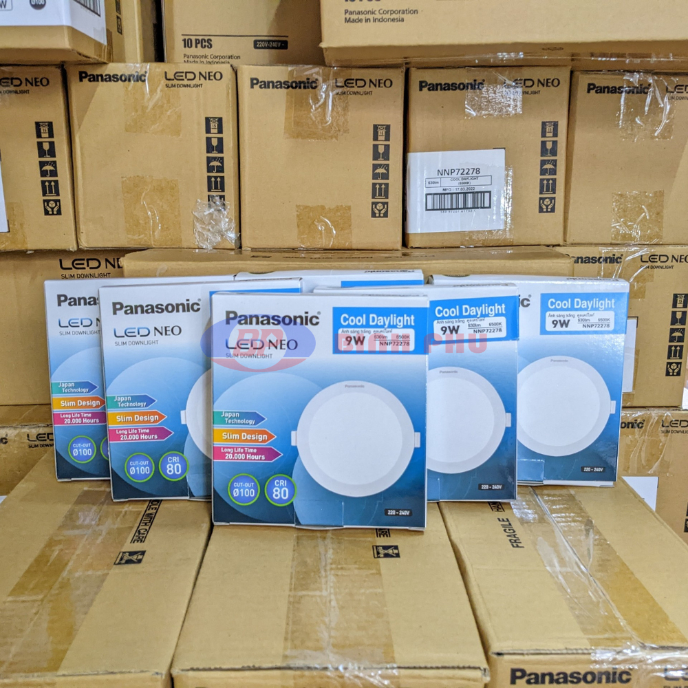 Ảnh Đèn LED âm trần Downlight Panasonic Neo Slim 6W, 9W, 12W, 6500K, 4000K, 3000K, Bảo hành 2 năm 4