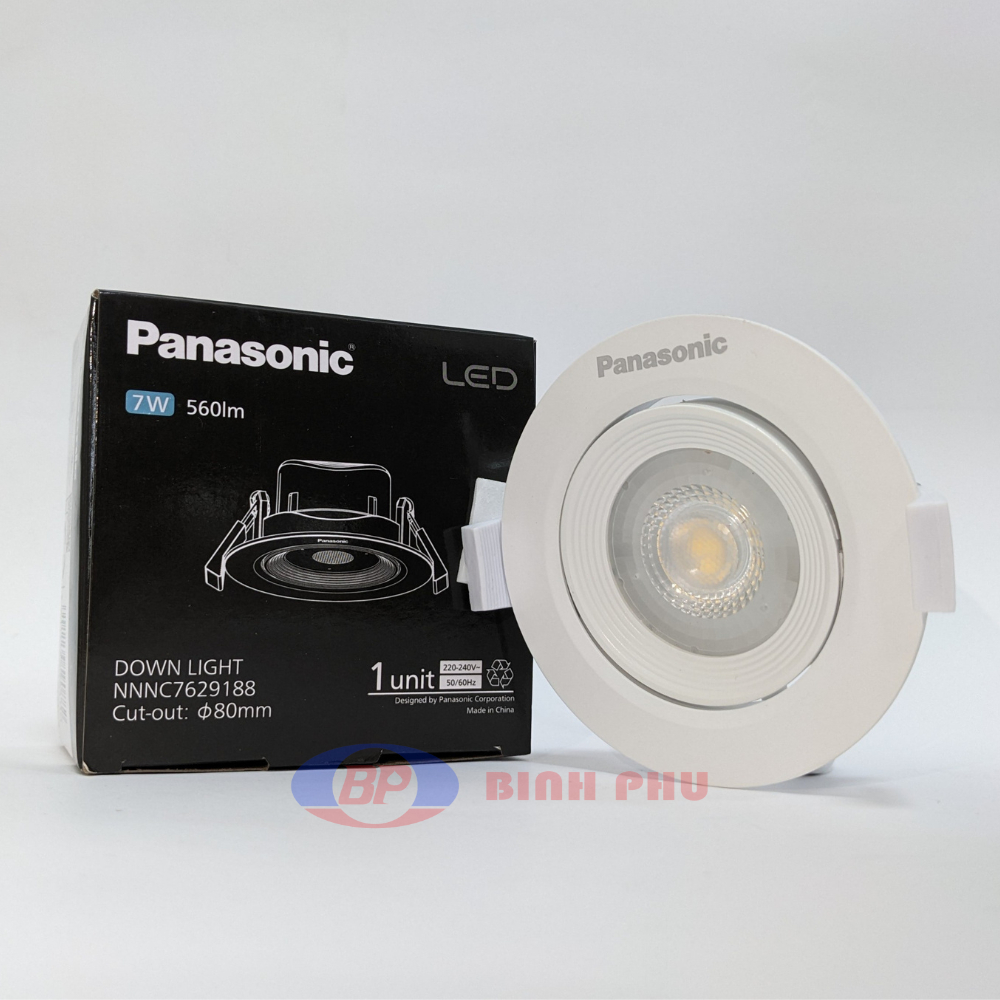 Ảnh Đèn LED âm trần Downlight Chỉnh góc - Spotlight Panasonic Công suất (5W,7W) lỗ khoét phi 80mm 4