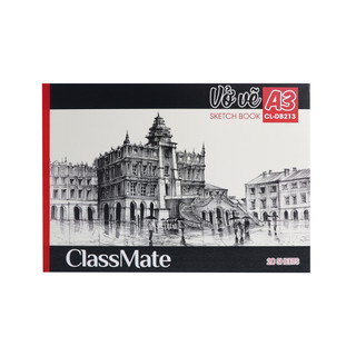 Vở vẽ mỹ thuật A3 CLASSMATE 20 tờ định lượng 120gsm chuyên dụng vẽ tranh CL- DB213