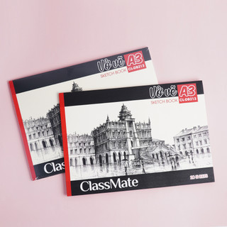 Vở vẽ mỹ thuật A3 CLASSMATE 20 tờ định lượng 120gsm chuyên dụng vẽ tranh CL- DB213