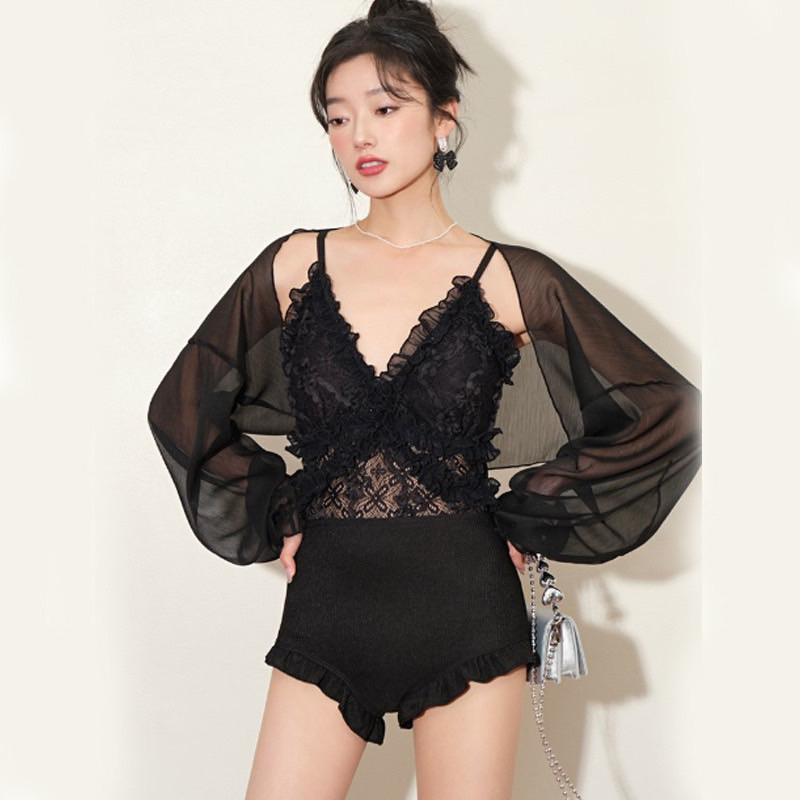 (XẢ LỖ )Bộ đồ bơi bikini liền thân siêu đẹp cho nàng 40-52kg