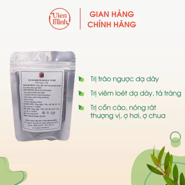 Vị nghịch hoàn , trào ngược dạ dày (dạng viên), hỗ trợ viêm loét dạ dày tá tràng -Tràm Viên Minh