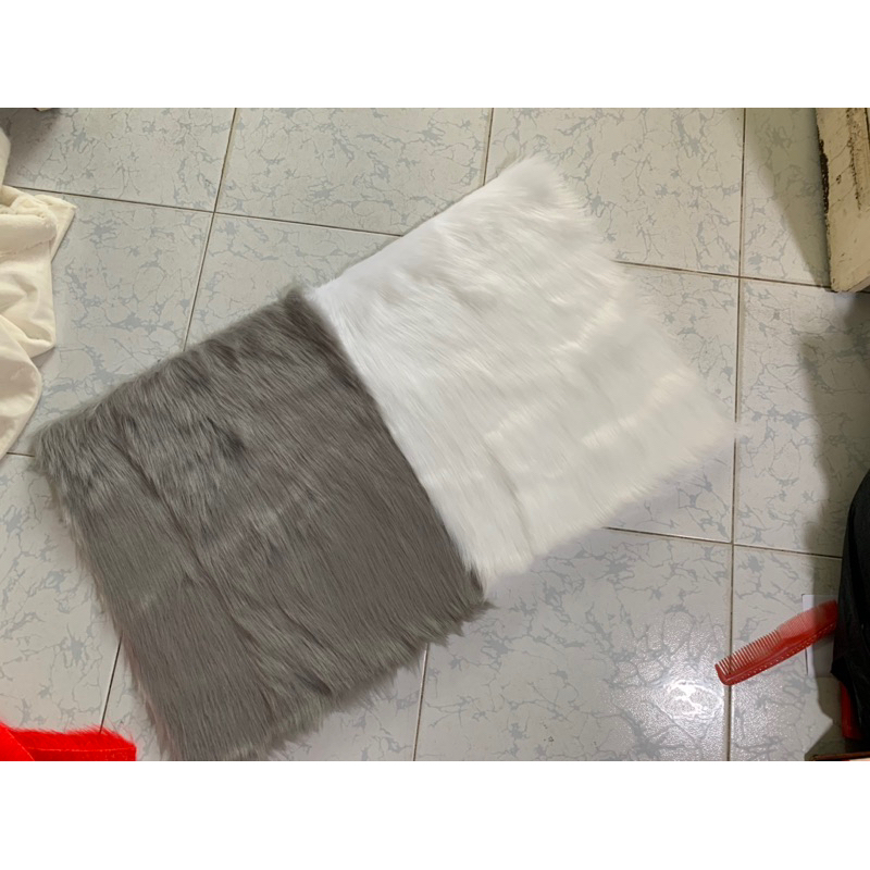 Thảm lông chụp nail - Thảm lông chụp son , mỹ phẩm 50cm x 40cm