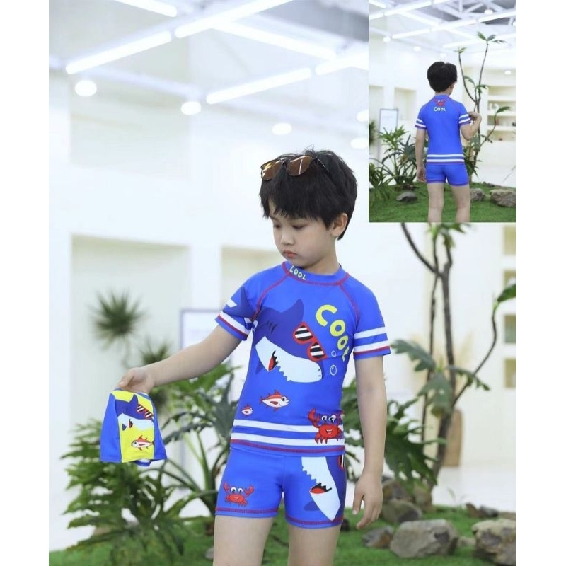 Bộ đồ bơi cho bé hàng QC cao cấp từ 10-25kg