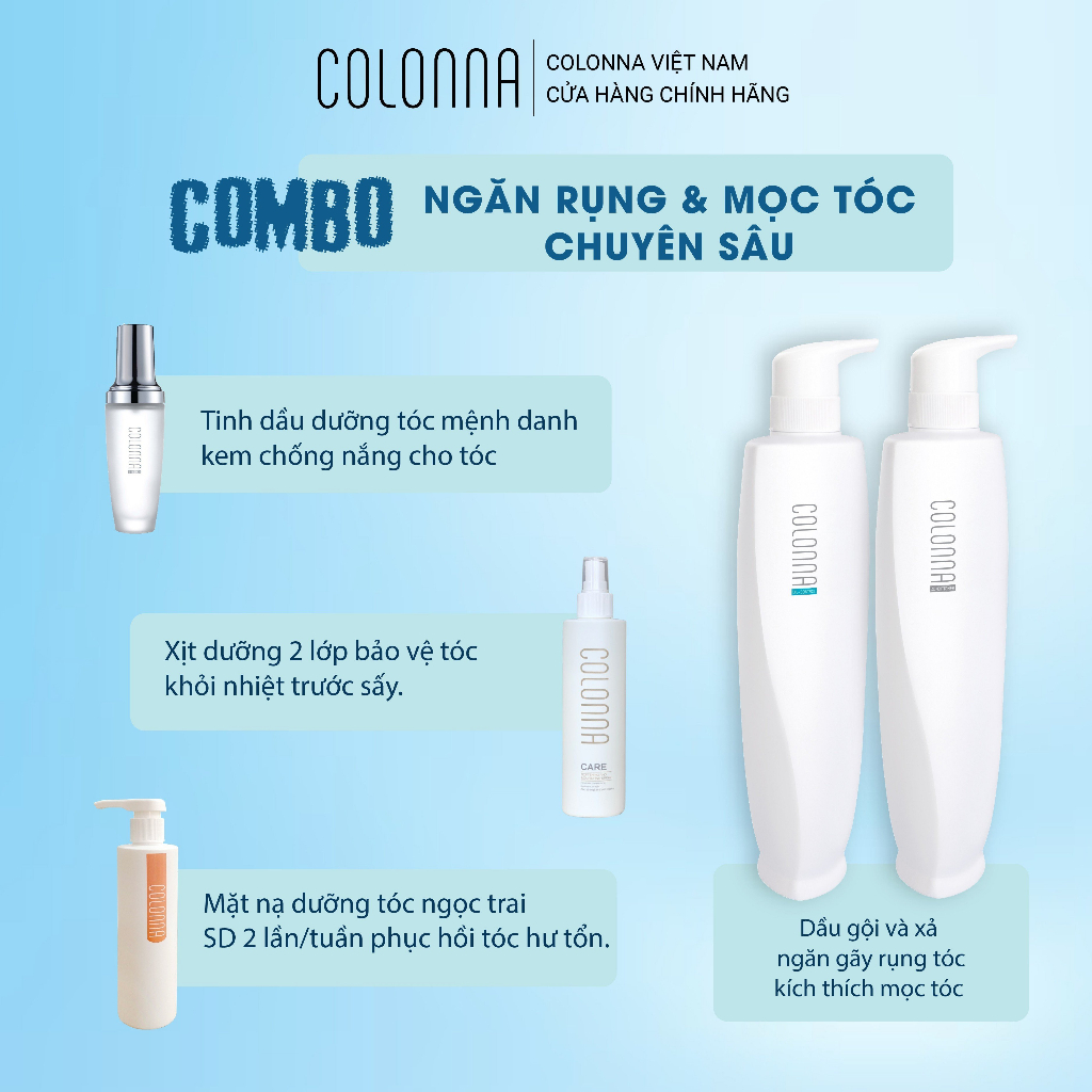 Dầu gội ngăn gãy rụng tóc