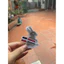sticker thêu là ủi thỏ xám kẻ sọc