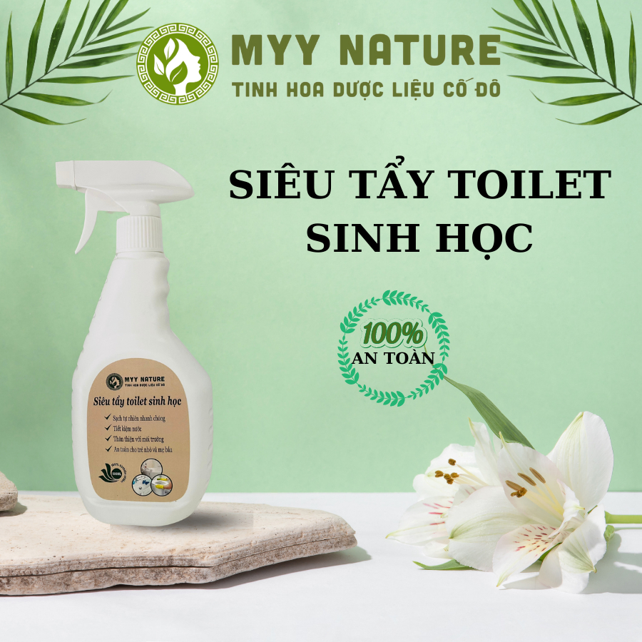 Siêu Tẩy Toilet Sinh Học Myy Nature 500ml - Khử Khuẩn, Khử Mùi, Làm Sạch Nhanh Chóng